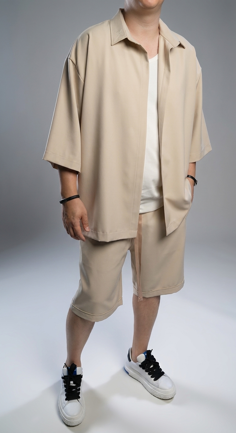 Camiseta OVERSHIRT Vanilla - croială la comandă CustomFit, imaginea 3